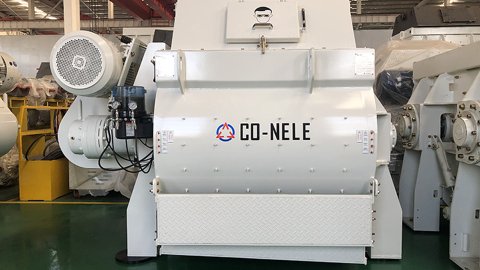 双卧轴搅拌机带料斗的优势