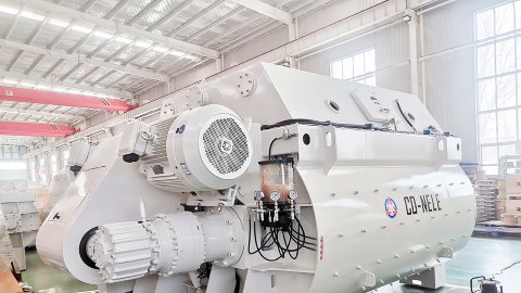 双卧轴搅拌机在搅拌轻质混凝土时注意事项