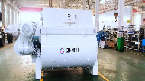 双卧轴砂浆搅拌机的卸料门无法正常开闭是什么原因